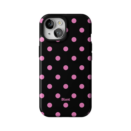 Pink and Black Polka iPhone Case gallery - Iphone_15_Iphone_1