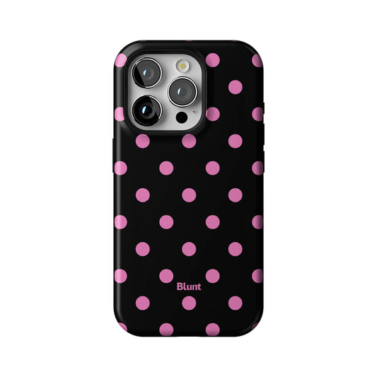 Pink and Black Polka iPhone Case gallery - Iphone_15_Pro_1