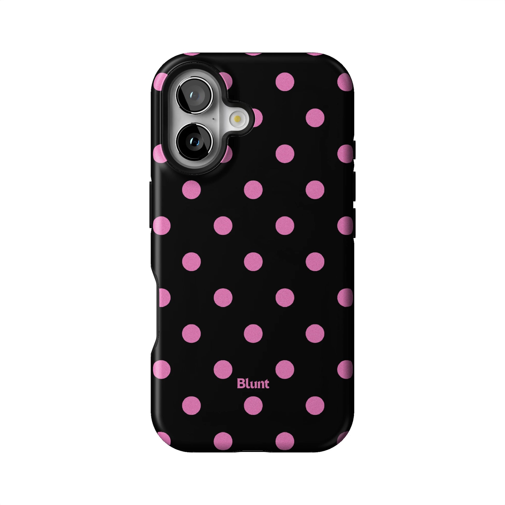 Pink and Black Polka iPhone Case gallery - Iphone_16_Iphone_1