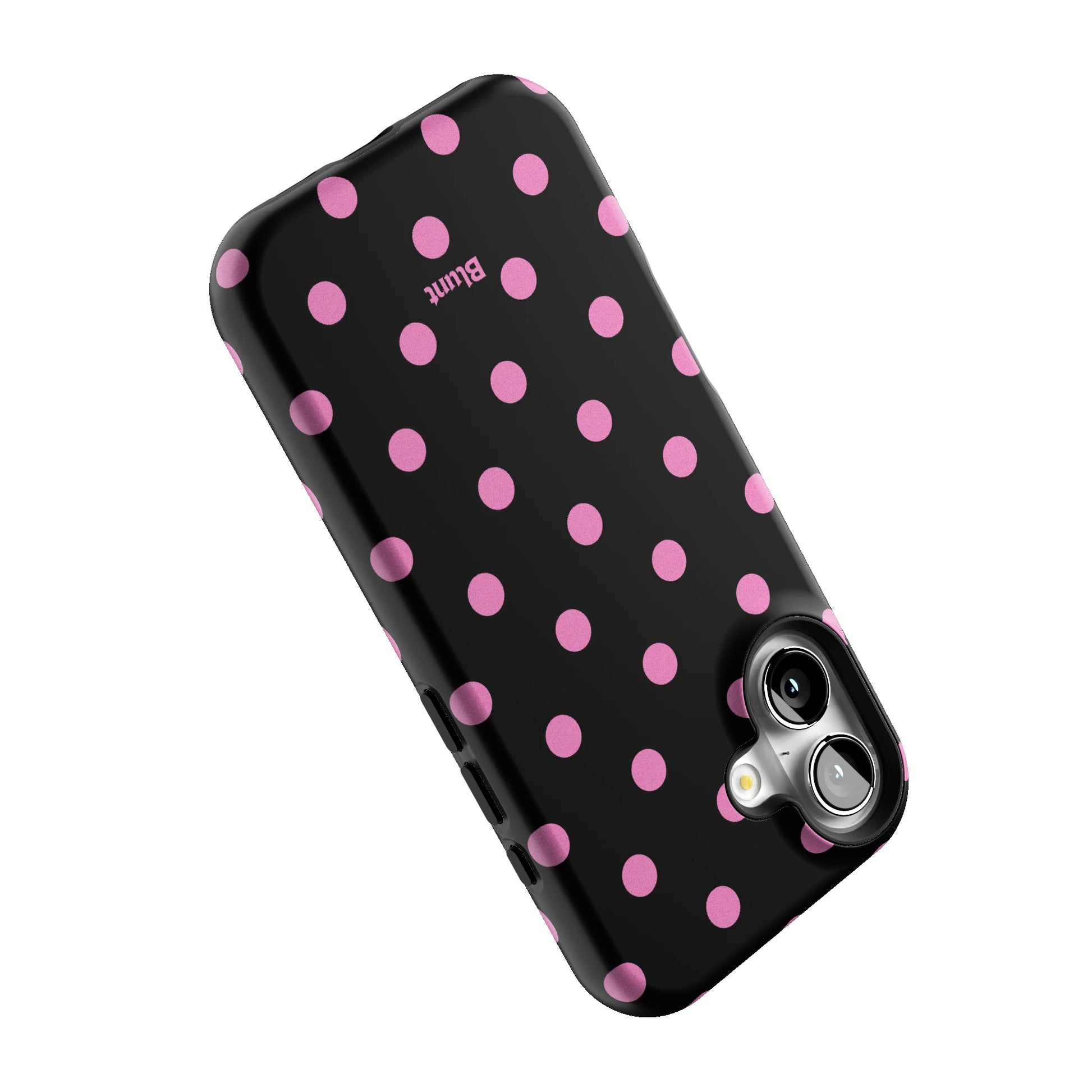 Pink and Black Polka iPhone Case gallery - Iphone_16_Iphone_5