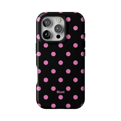 Pink and Black Polka iPhone Case gallery - Iphone_16_Pro_1