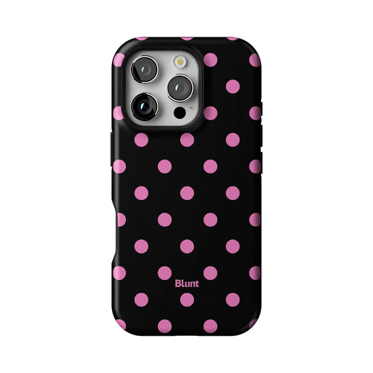 Pink and Black Polka iPhone Case gallery - Iphone_16_Pro_1