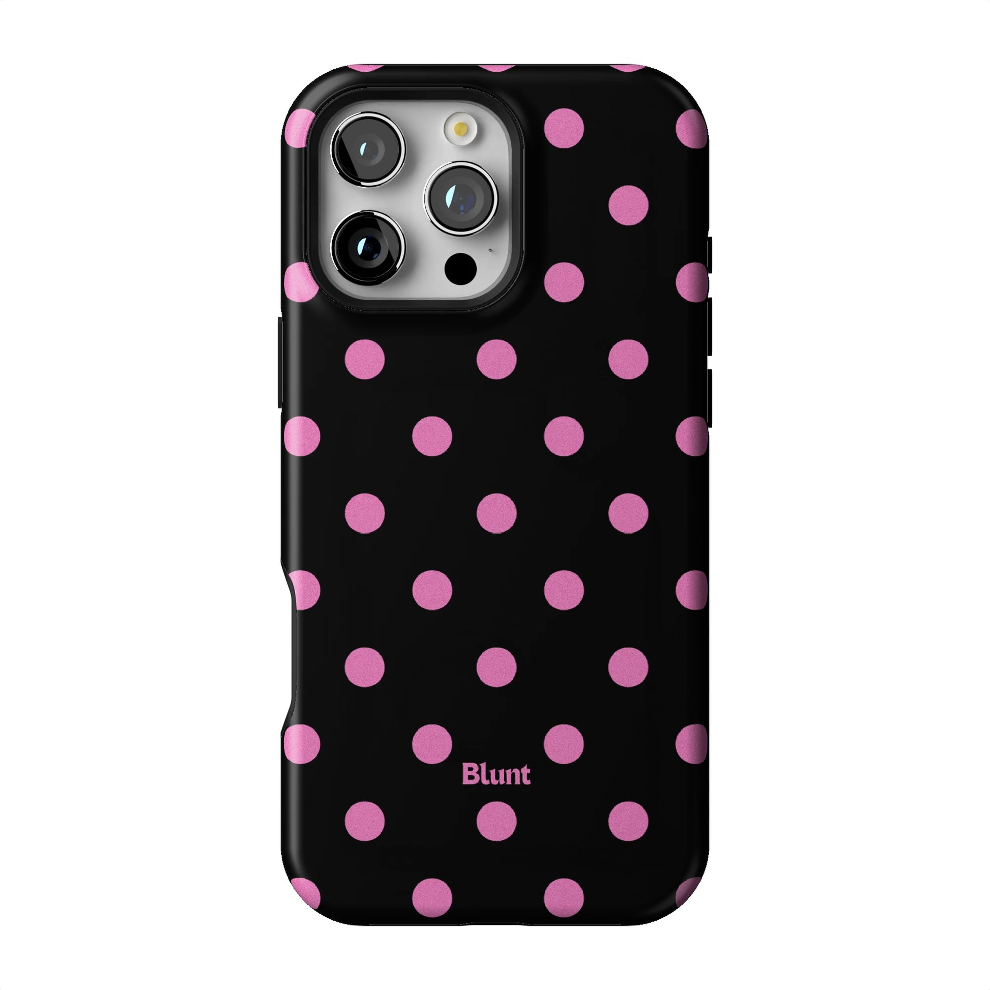 Pink and Black Polka iPhone Case gallery - Iphone_16_Pro_Max_1