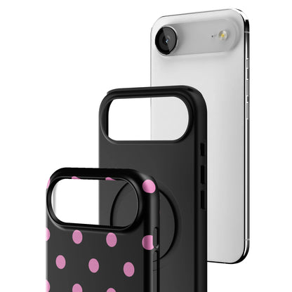 Pink and Black Polka iPhone Case gallery - Iphone_17_Air_3