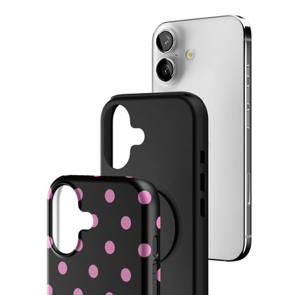Pink and Black Polka iPhone Case gallery - Iphone_17_Iphone_3