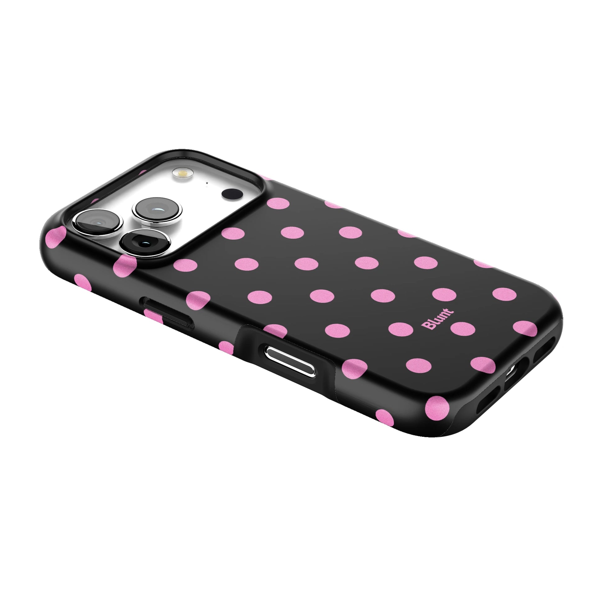 Pink and Black Polka iPhone Case gallery - Iphone_17_Pro_2