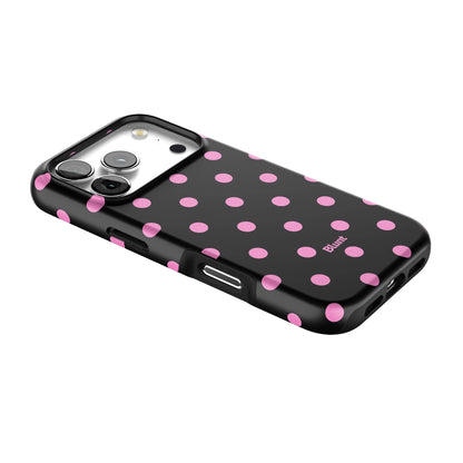 Pink and Black Polka iPhone Case gallery - Iphone_17_Pro_2