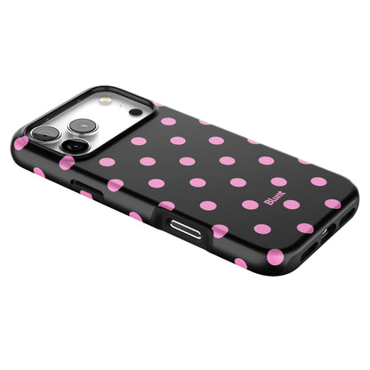 Pink and Black Polka iPhone Case gallery - Iphone_17_Pro_Max_2
