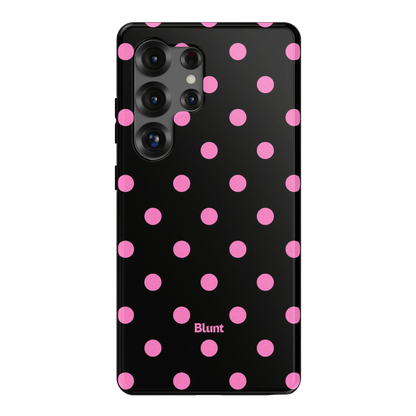 Pink and Black Polka Samsung Case - Blunt Cases
