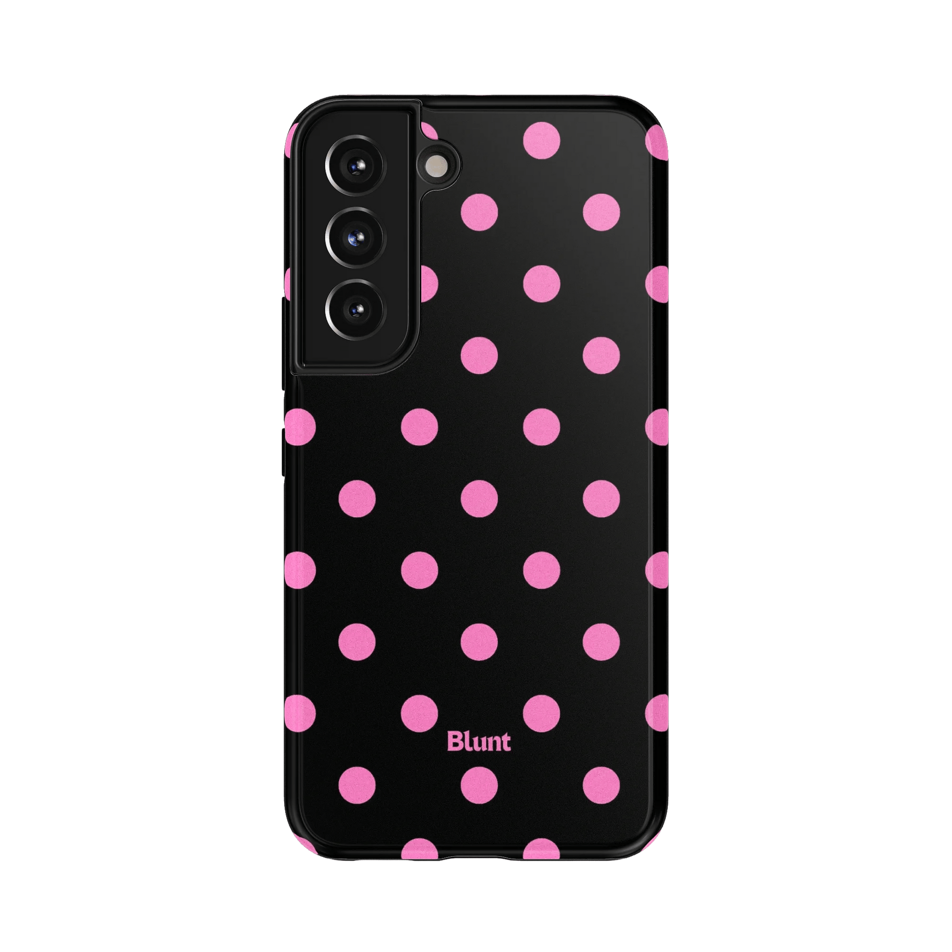 Pink and Black Polka Samsung Case - Blunt Cases