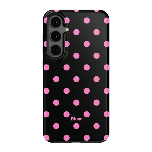 Pink and Black Polka Samsung Case - Blunt Cases