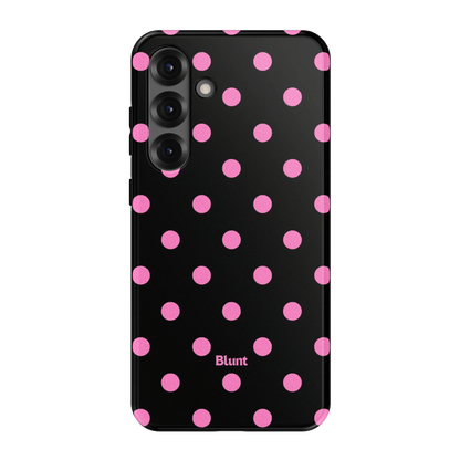 Pink and Black Polka Samsung Case - Blunt Cases