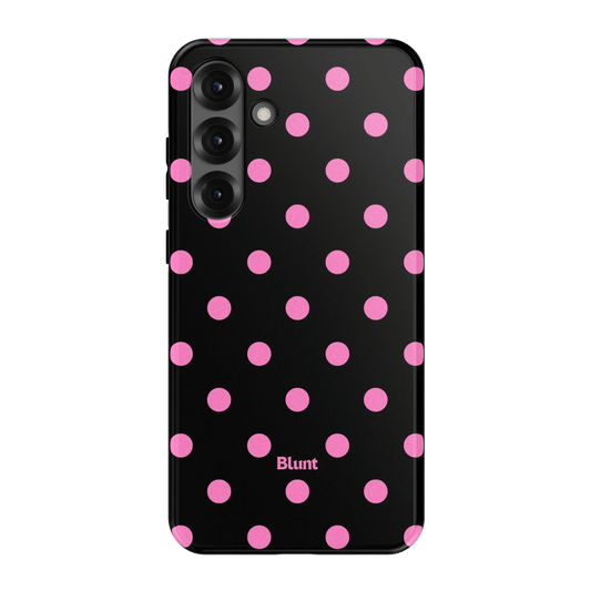 Pink and Black Polka Samsung Case - Blunt Cases