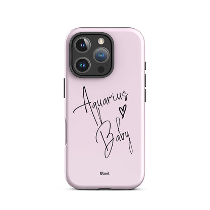 Pink Aquarius Baby iPhone Case - Blunt Cases