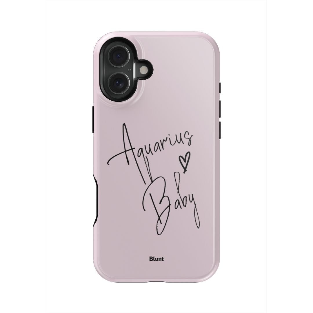 Pink Aquarius Baby iPhone Case - blunt cases