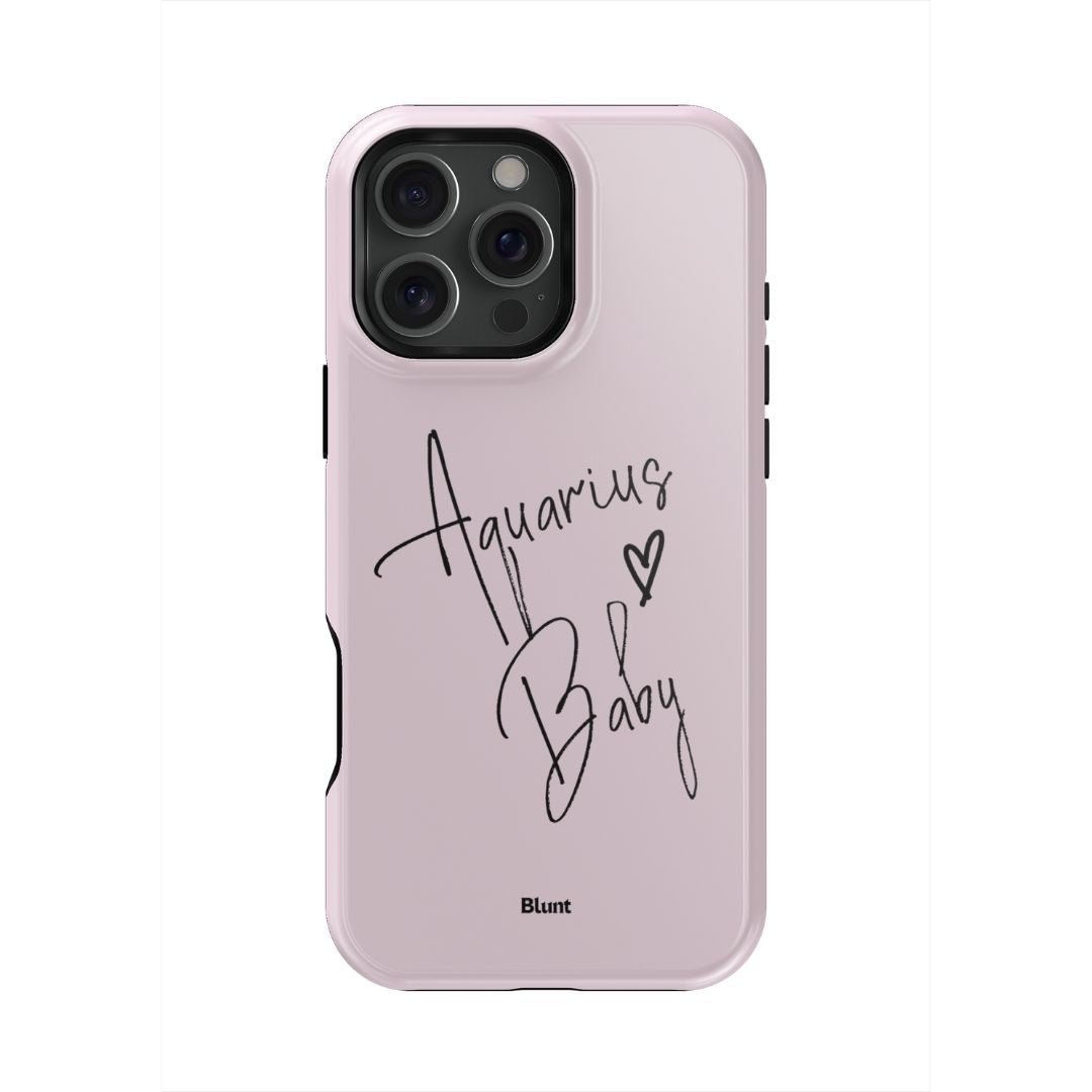 Pink Aquarius Baby iPhone Case - blunt cases