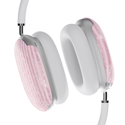 Pink Champagne Stripe AirPod Max Case - Blunt Cases