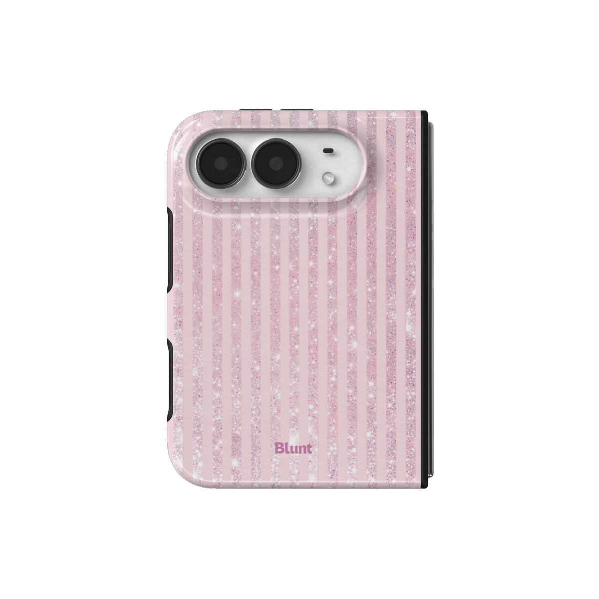 pink-champagne-stripe-iphone-case iPhone 18 Duo case, view 2