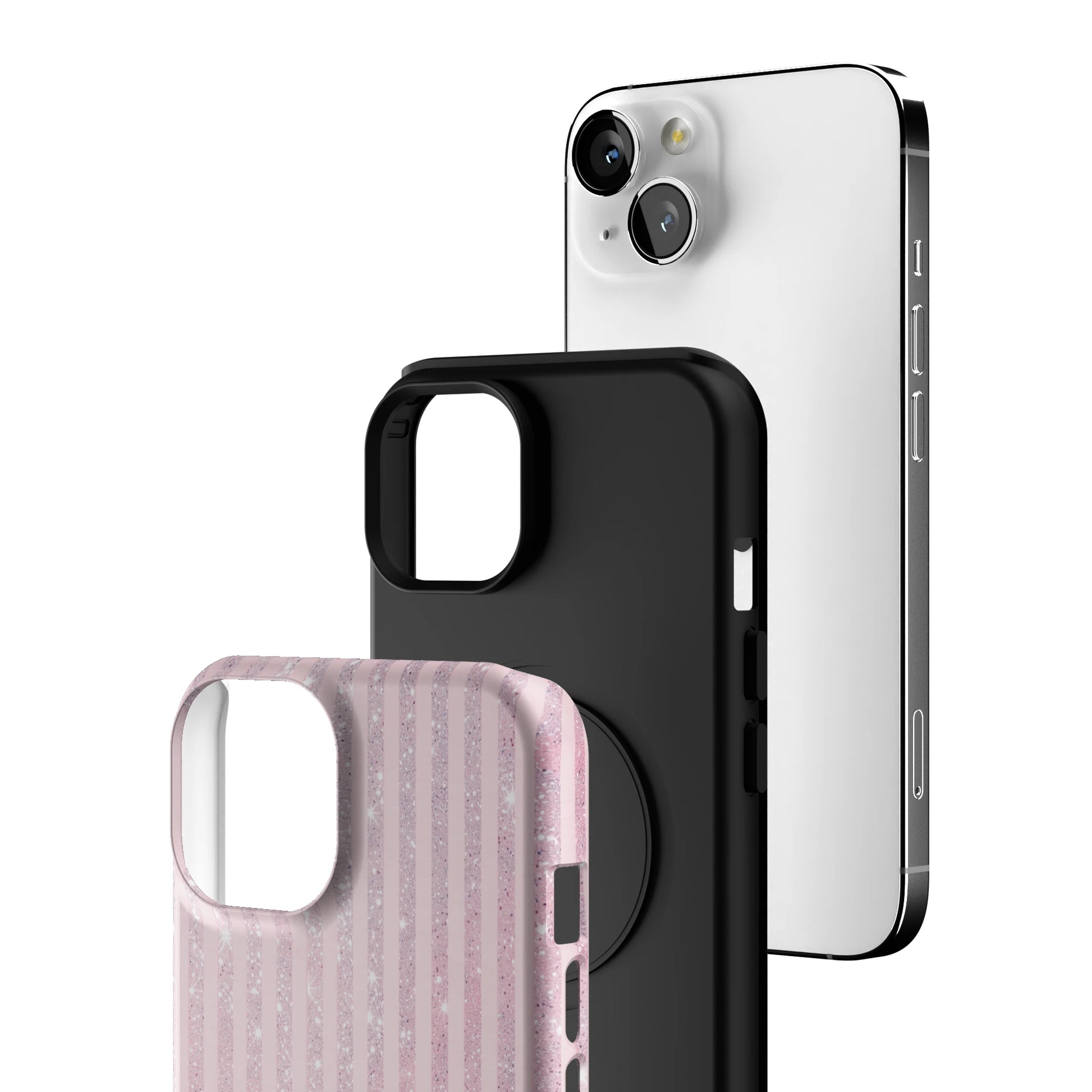 Pink Champagne Stripe iPhone Case gallery - Iphone_13_Iphone_3