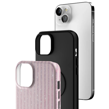 Pink Champagne Stripe iPhone Case gallery - Iphone_14_Mini_Air_Plus_3