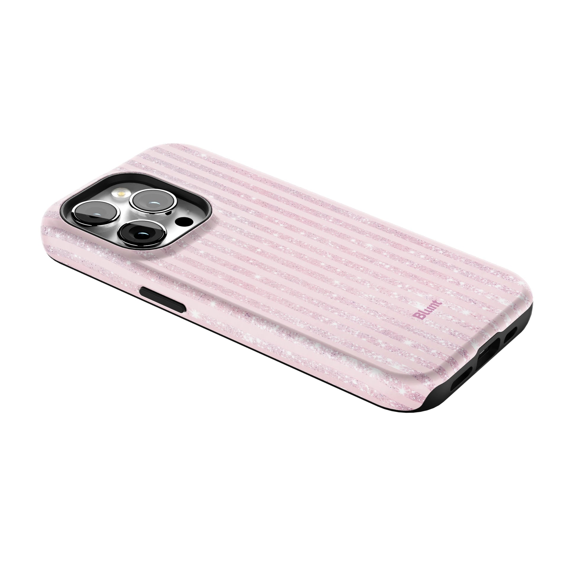 Pink Champagne Stripe iPhone Case gallery - Iphone_14_Pro_2