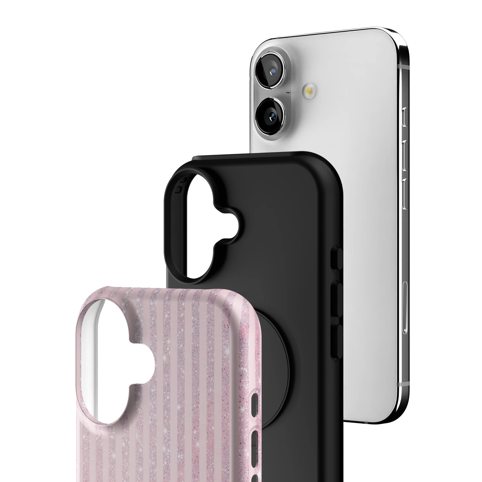 Pink Champagne Stripe iPhone Case gallery - Iphone_16_Iphone_3
