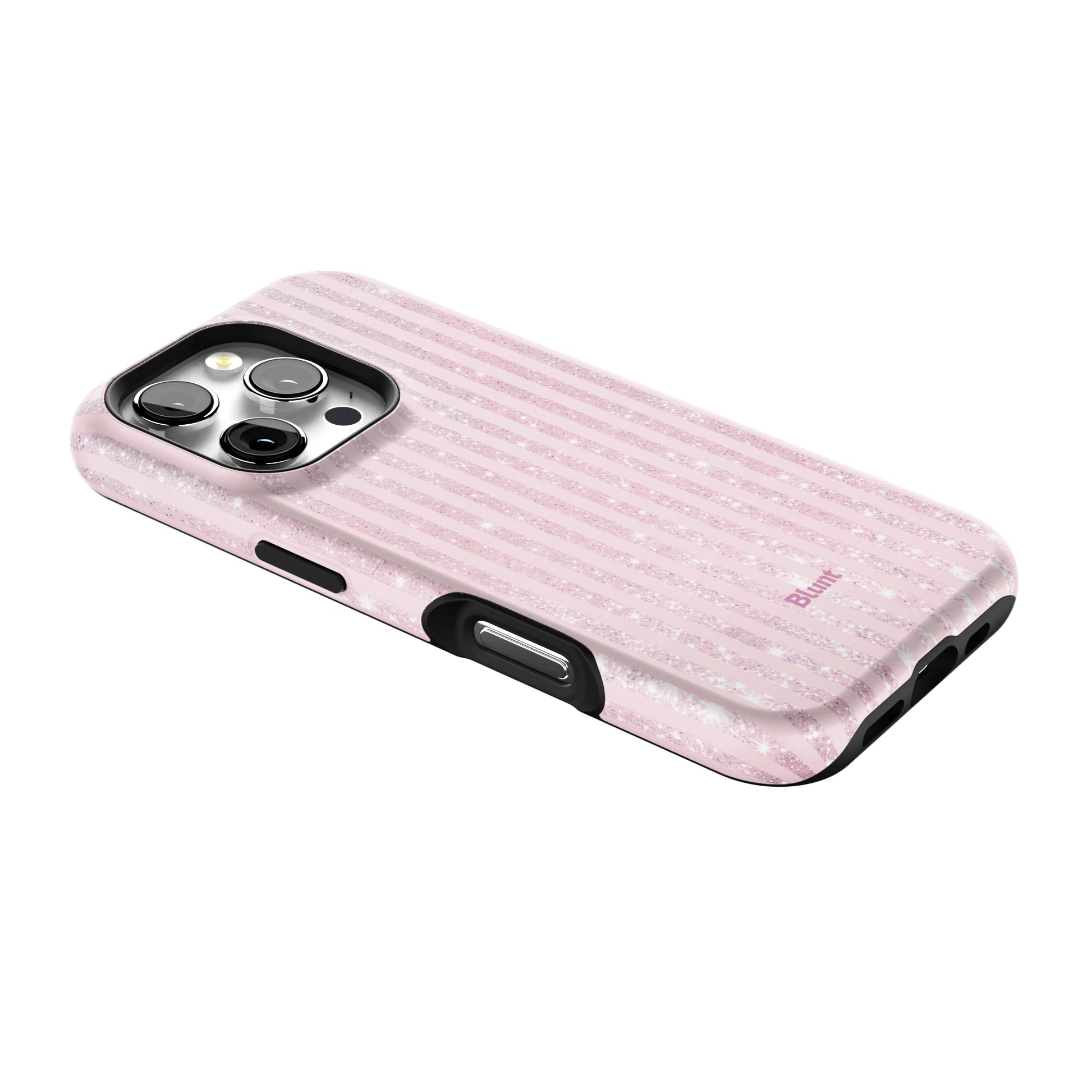 Pink Champagne Stripe iPhone Case gallery - Iphone_16_Pro_2