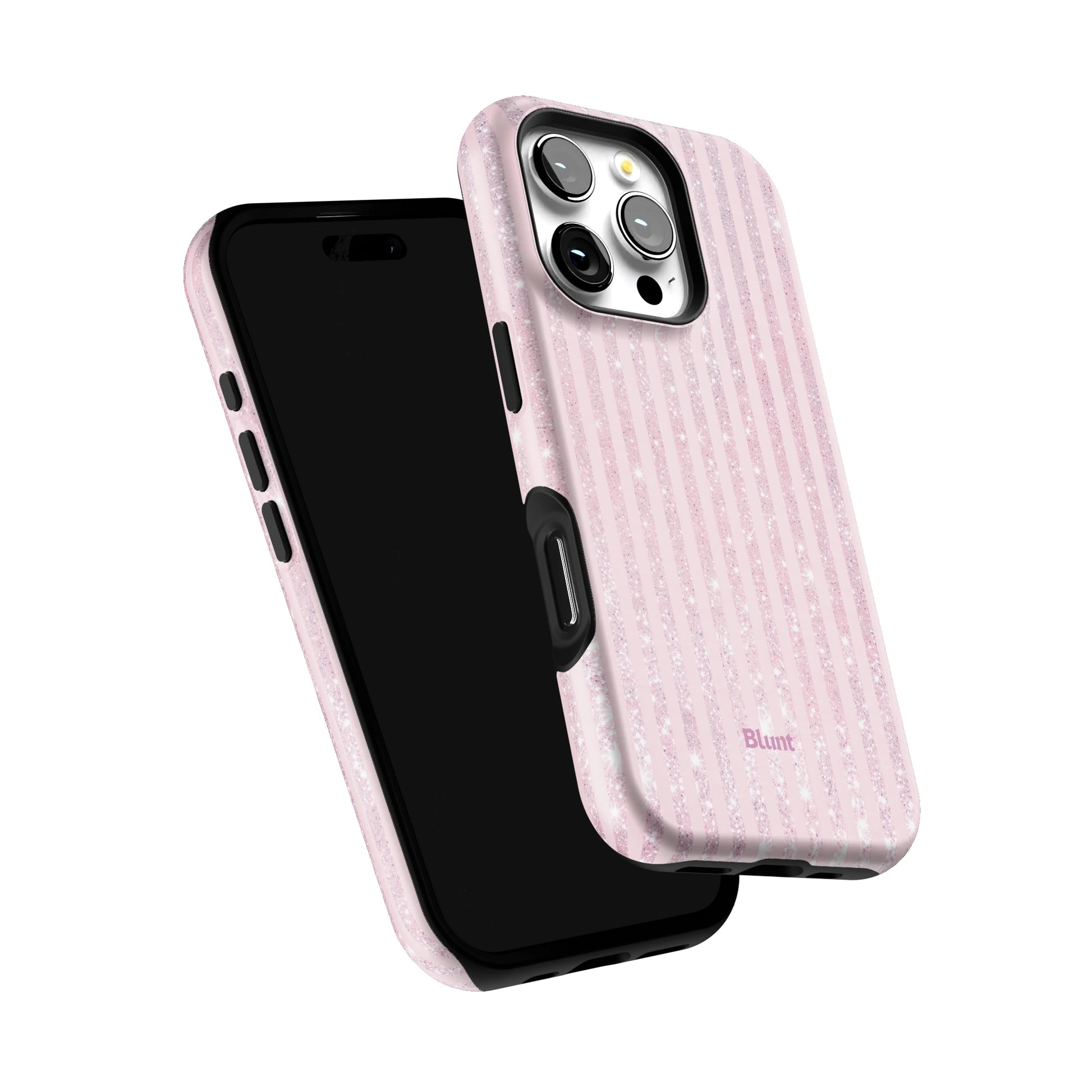 Pink Champagne Stripe iPhone Case gallery - Iphone_16_Pro_6