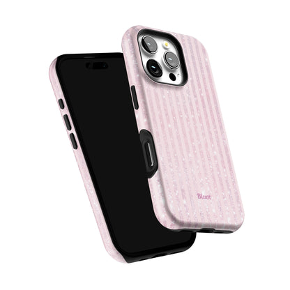 Pink Champagne Stripe iPhone Case gallery - Iphone_16_Pro_6