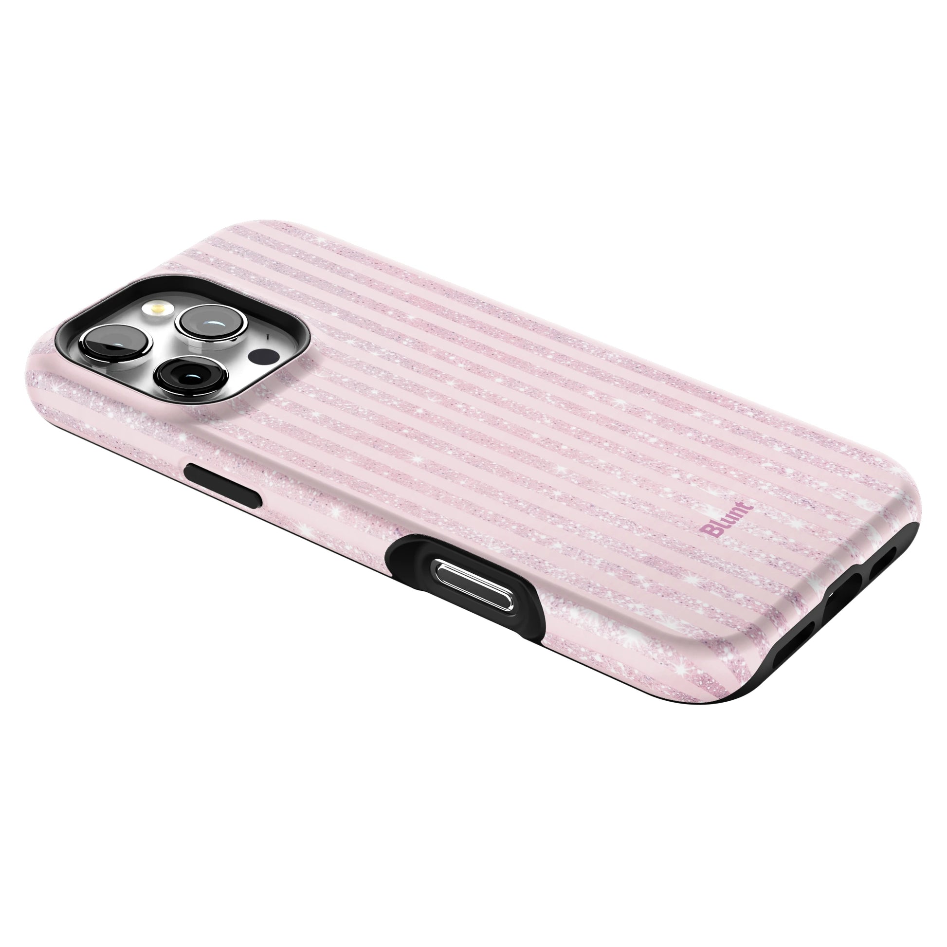 Pink Champagne Stripe iPhone Case gallery - Iphone_16_Pro_Max_2