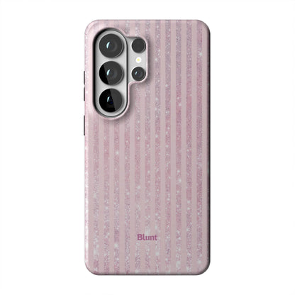 Pink Champagne Stripe Samsung Case - Blunt Cases
