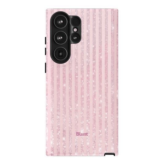 Pink Champagne Stripe Samsung Case - Blunt Cases