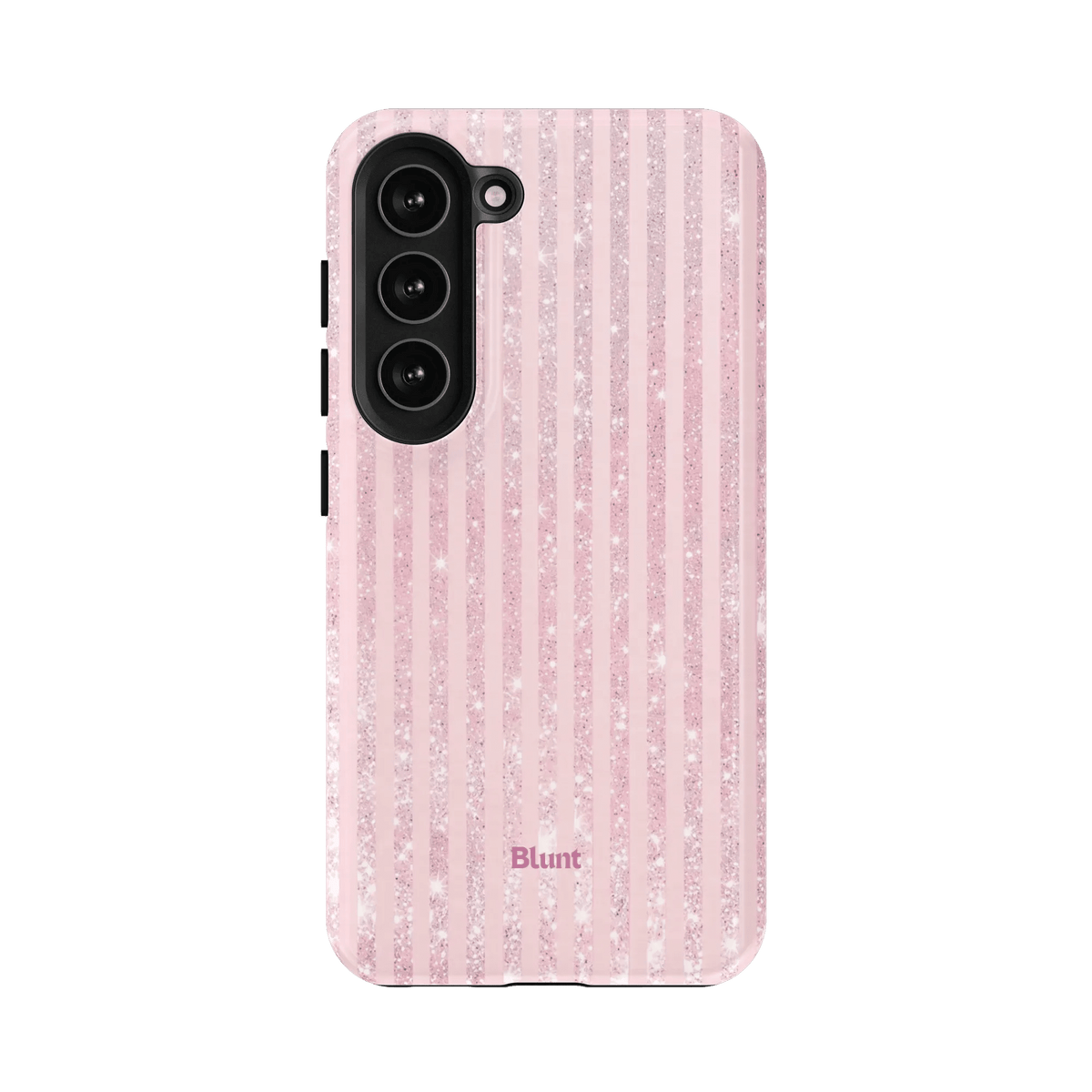 Pink Champagne Stripe Samsung Case - Blunt Cases