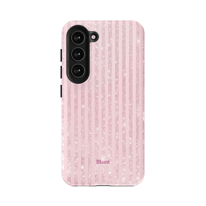 Pink Champagne Stripe Samsung Case - Blunt Cases
