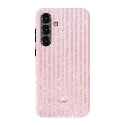 Pink Champagne Stripe Samsung Case - Blunt Cases