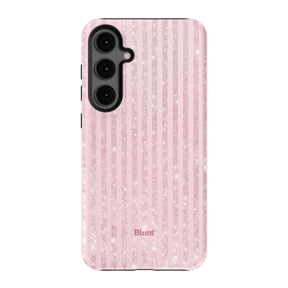 Pink Champagne Stripe Samsung Case - Blunt Cases