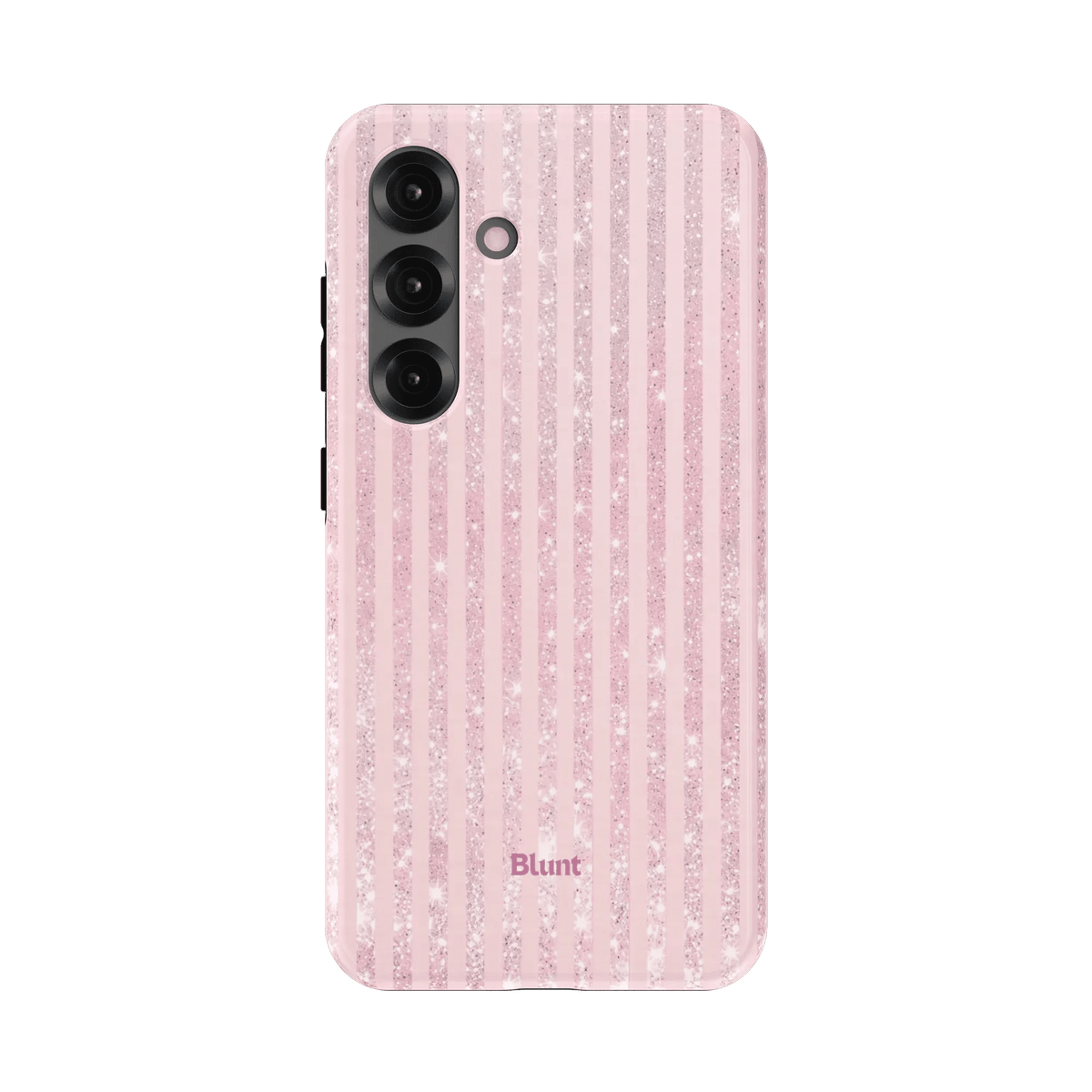 Pink Champagne Stripe Samsung Case - Blunt Cases
