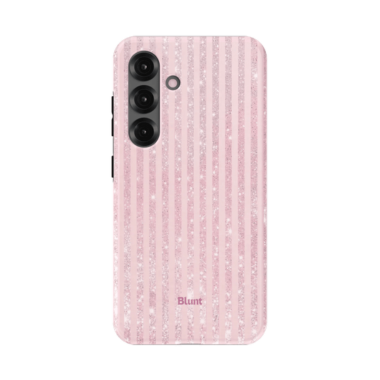 Pink Champagne Stripe Samsung Case - Blunt Cases