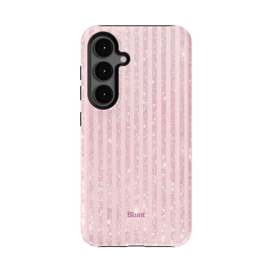 Pink Champagne Stripe Samsung Case - Blunt Cases