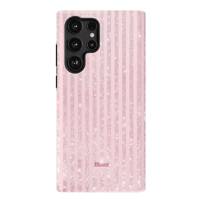 Pink Champagne Stripe Samsung Case - Blunt Cases