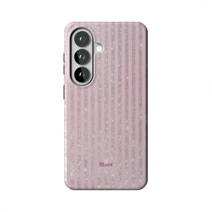 Pink Champagne Stripe Samsung Case - Blunt Cases