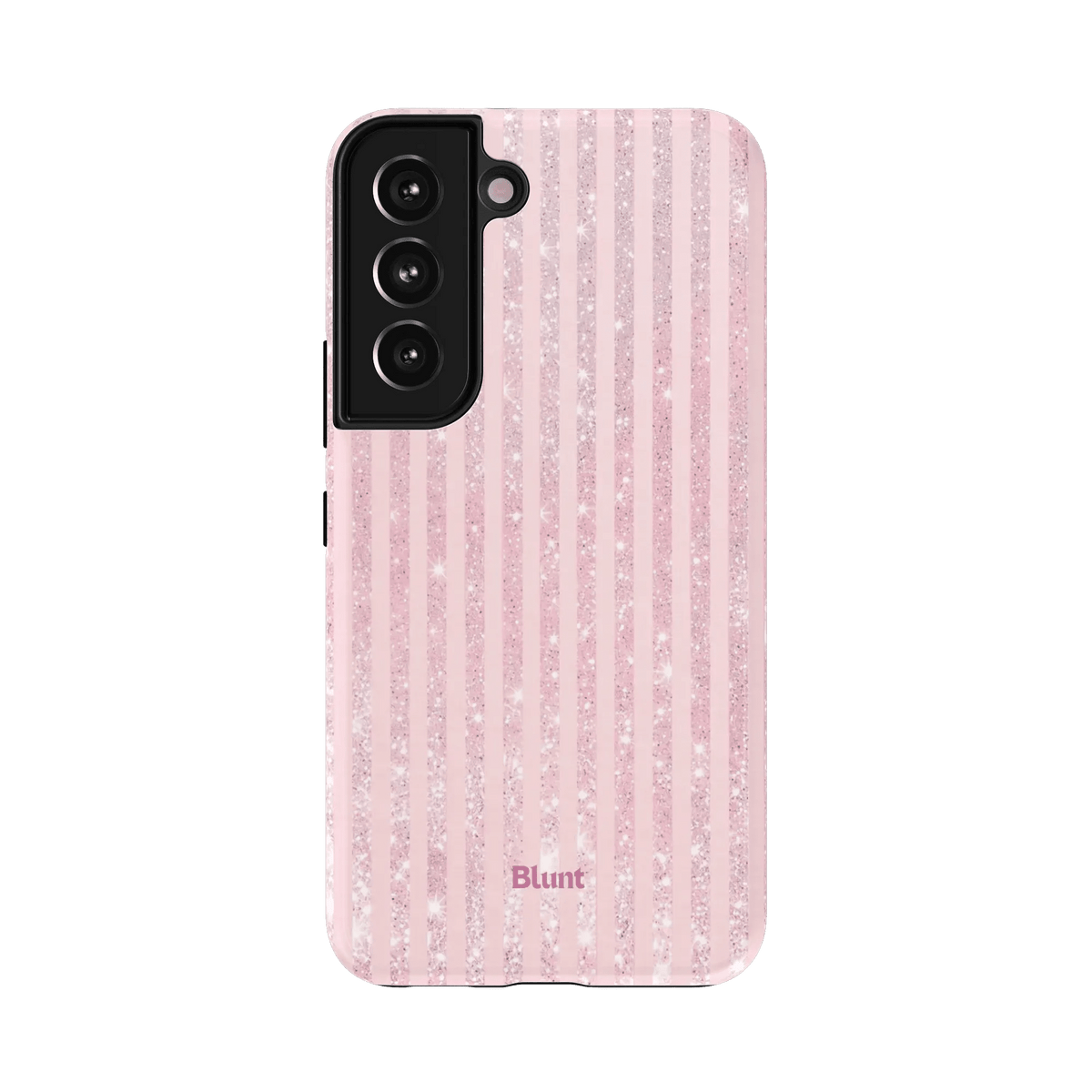 Pink Champagne Stripe Samsung Case - Blunt Cases