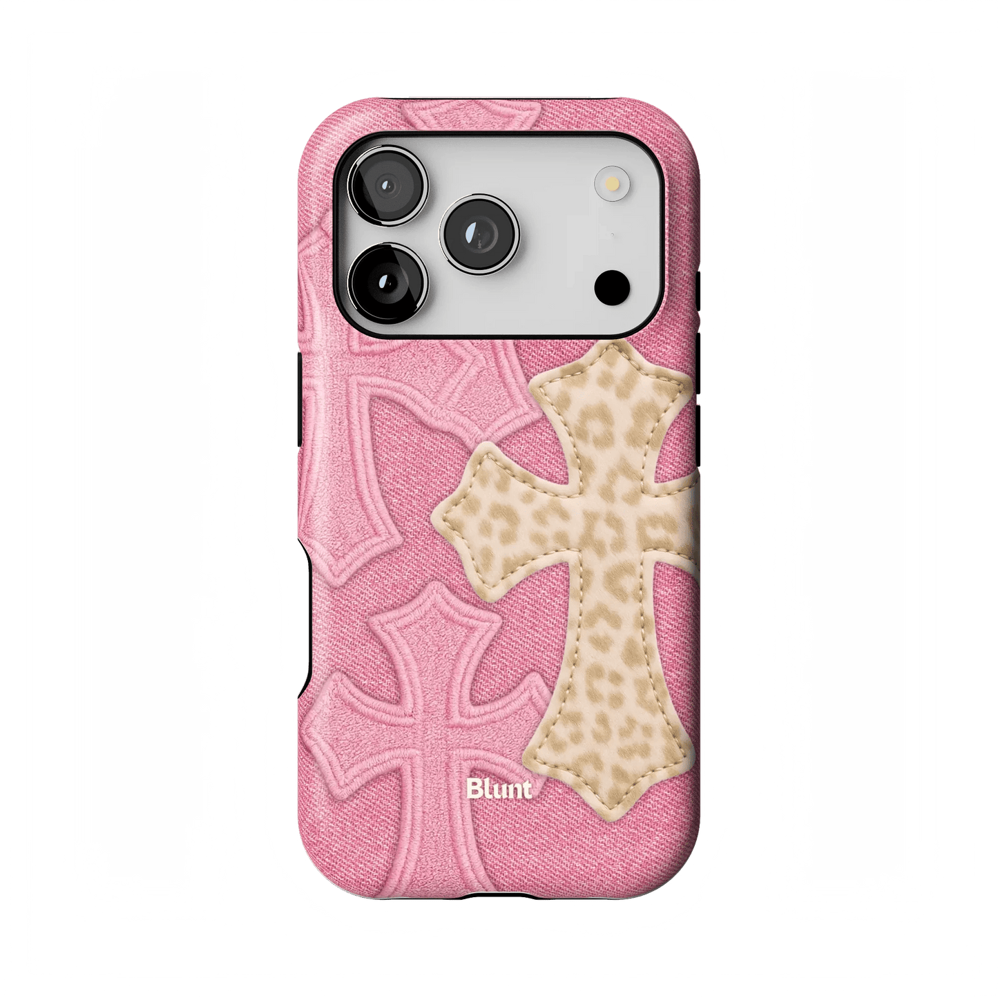 Pink Cheetah Cross iPhone Case - Blunt Cases