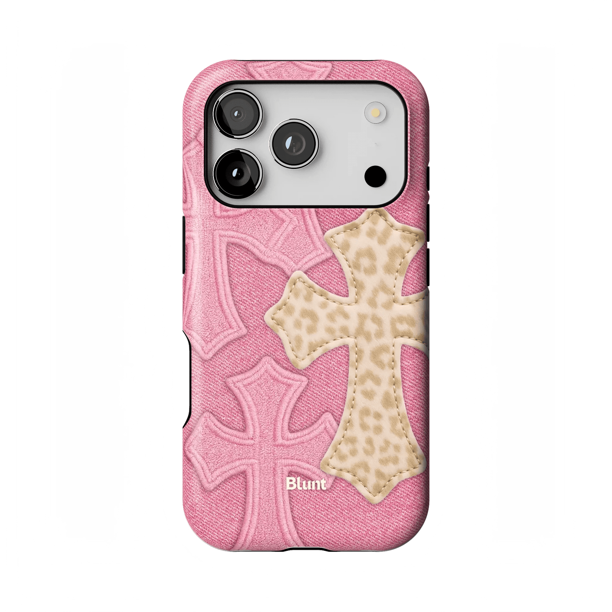 Pink Cheetah Cross iPhone Case - Blunt Cases