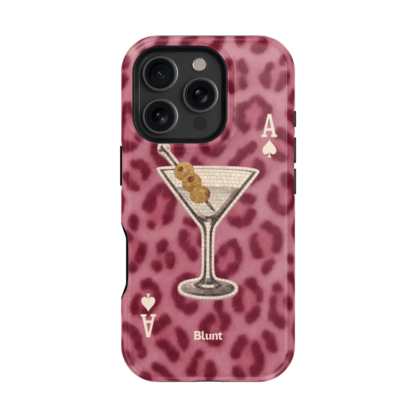 Pink Cheetah Dirty Martini iPhone Case - Blunt Cases