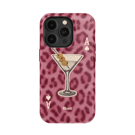 Pink Cheetah Dirty Martini iPhone Case - Blunt Cases