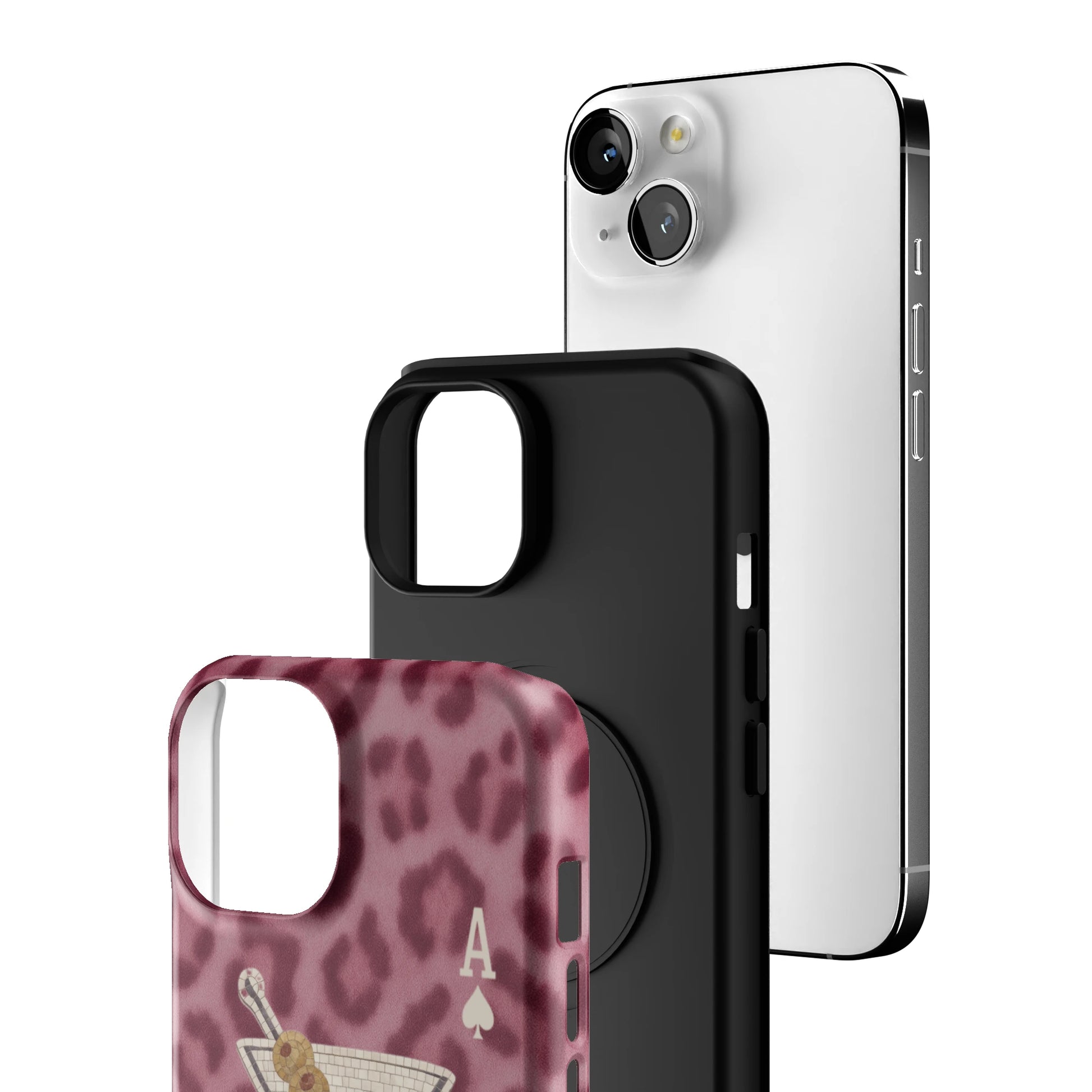Pink Cheetah Dirty Martini iPhone Case gallery - Iphone_14_Iphone_3