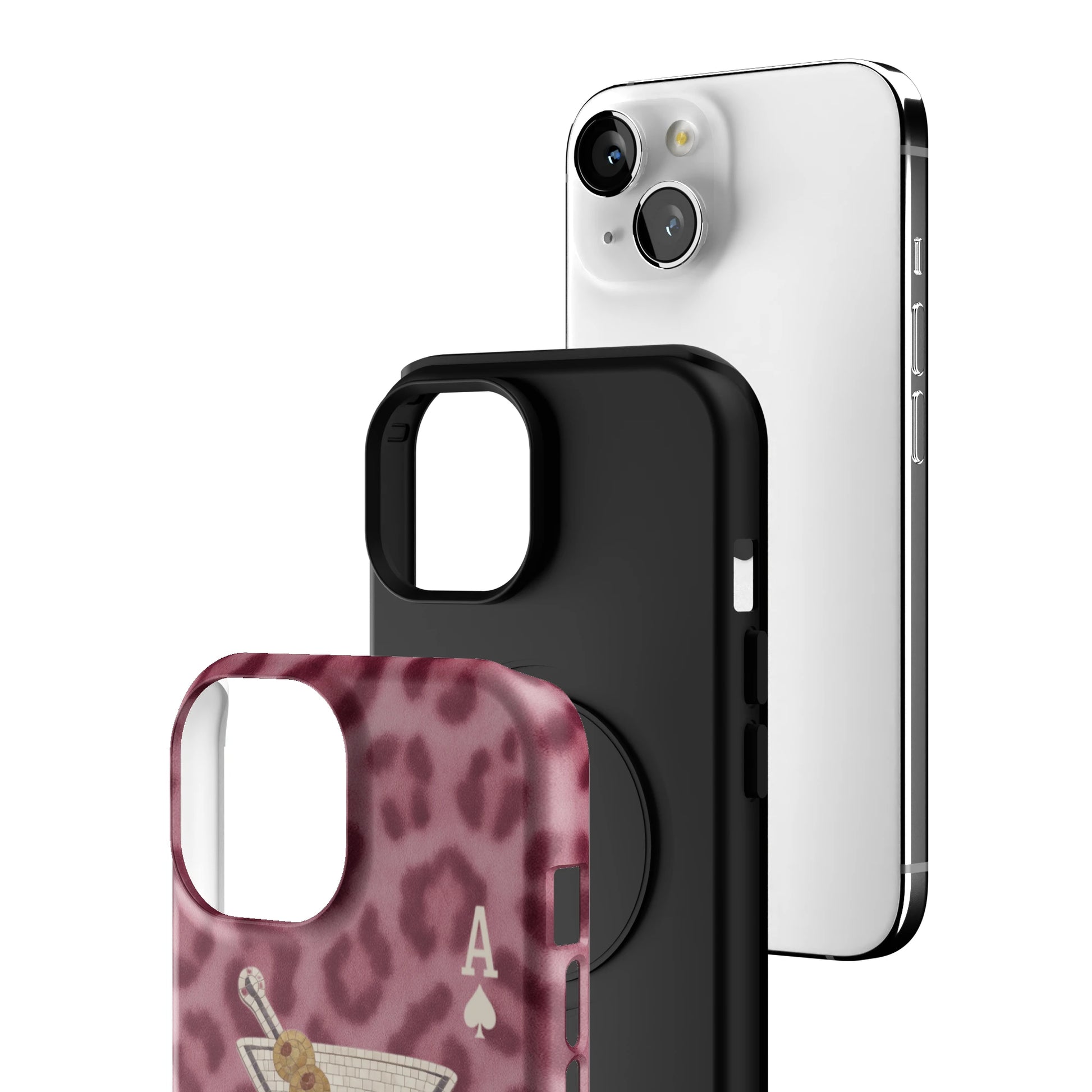 Pink Cheetah Dirty Martini iPhone Case gallery - Iphone_15_Iphone_3