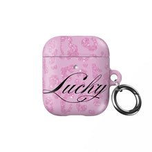 Pink Cheetah Lucky AirPod Case