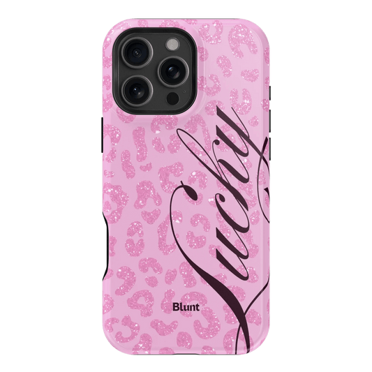 Pink Cheetah Lucky iPhone Case - Blunt Cases
